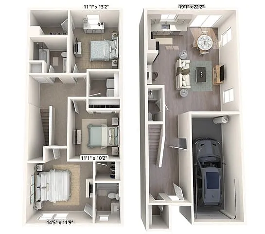 Floor plan TH-C1