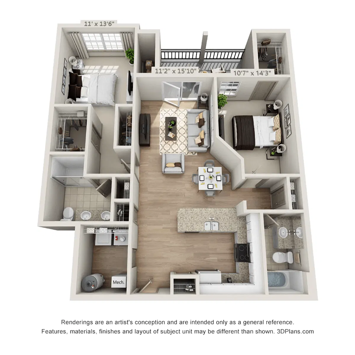 Floor plan The Cedar - Phase II