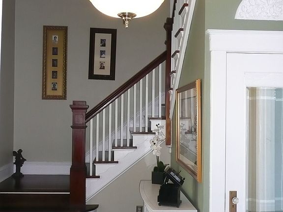 Side view of Entry Hall Stairs 