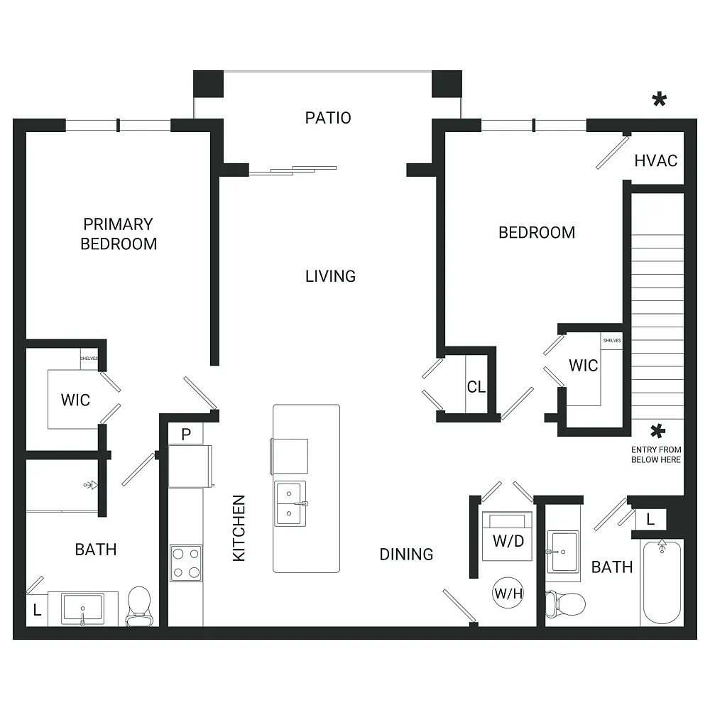 Floor plan Sand Hills