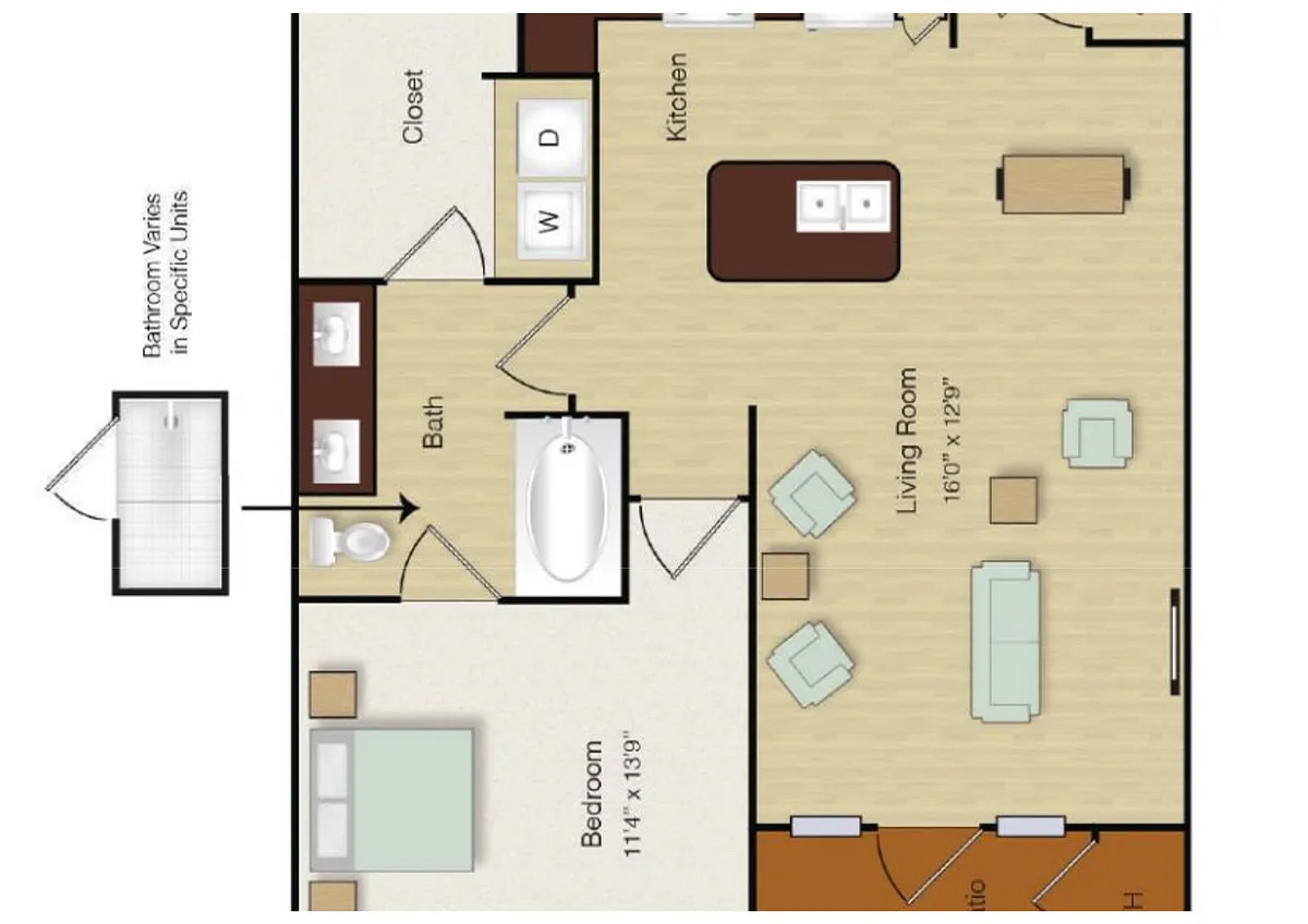 Floor plan A9 - A9