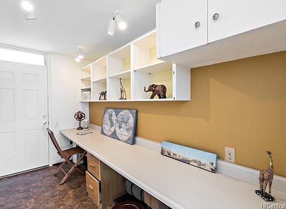 Old kitchen, converted into an office.