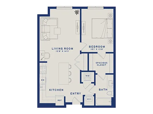 Floor plan A16