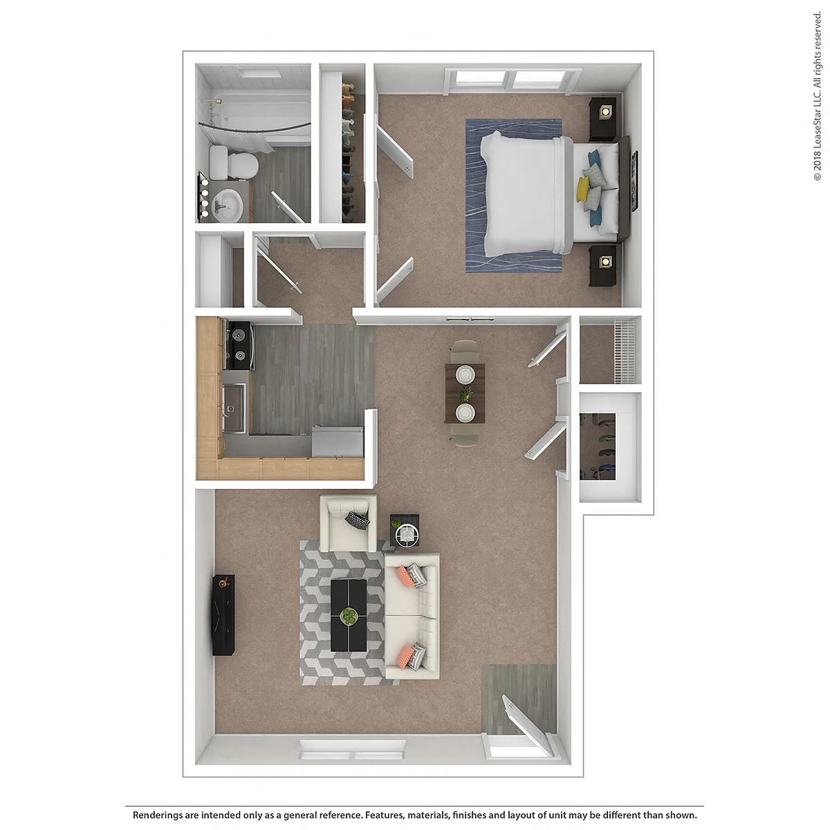 Floor plan Chambre