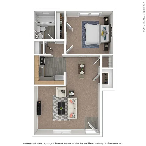 Floor plan Chambre