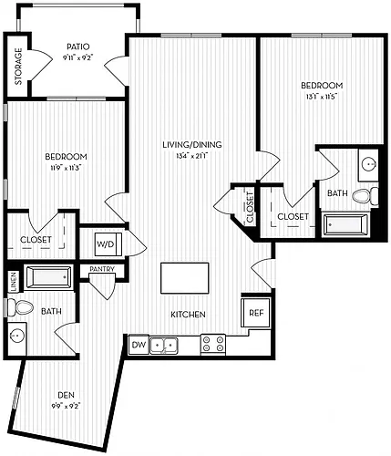 Floor plan Revela Floorplan 2-4A-2