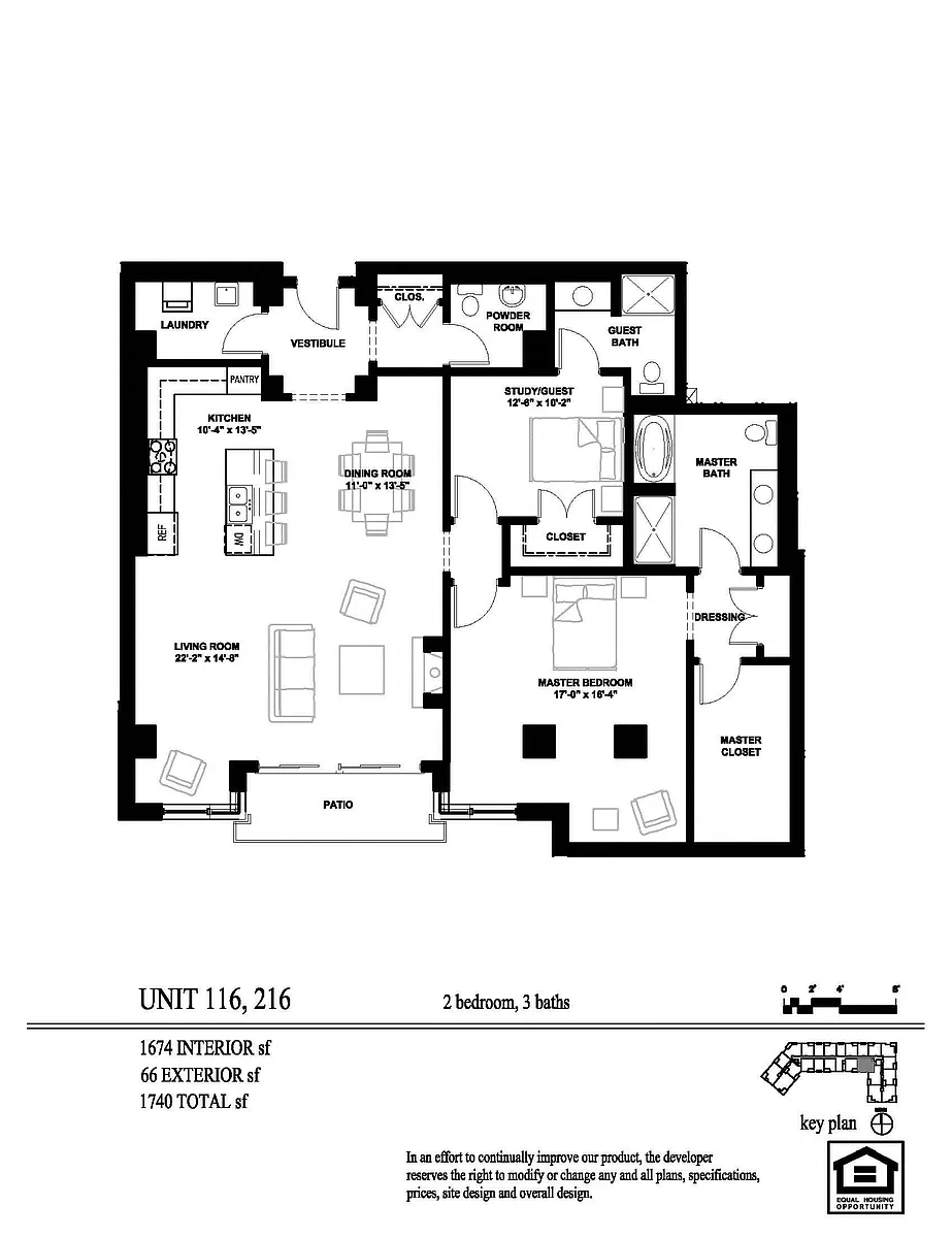 Floor plan 2 Bed 2.5 Bath