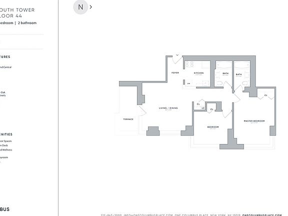 2nd image of 1 Columbus Pl APT S44a