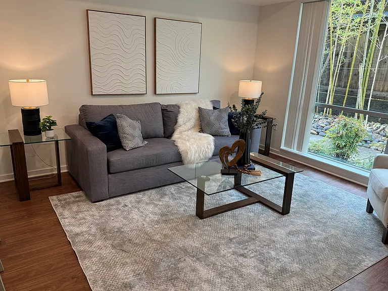 A roomy and inviting living room.
