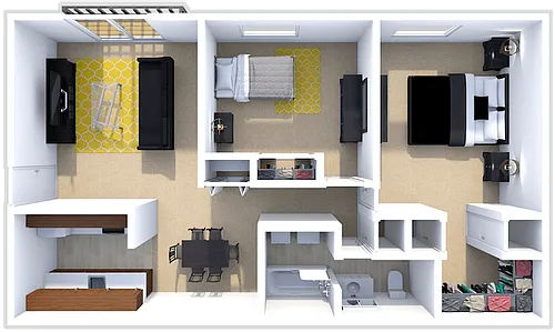 Floor plan 2 Bedroom
