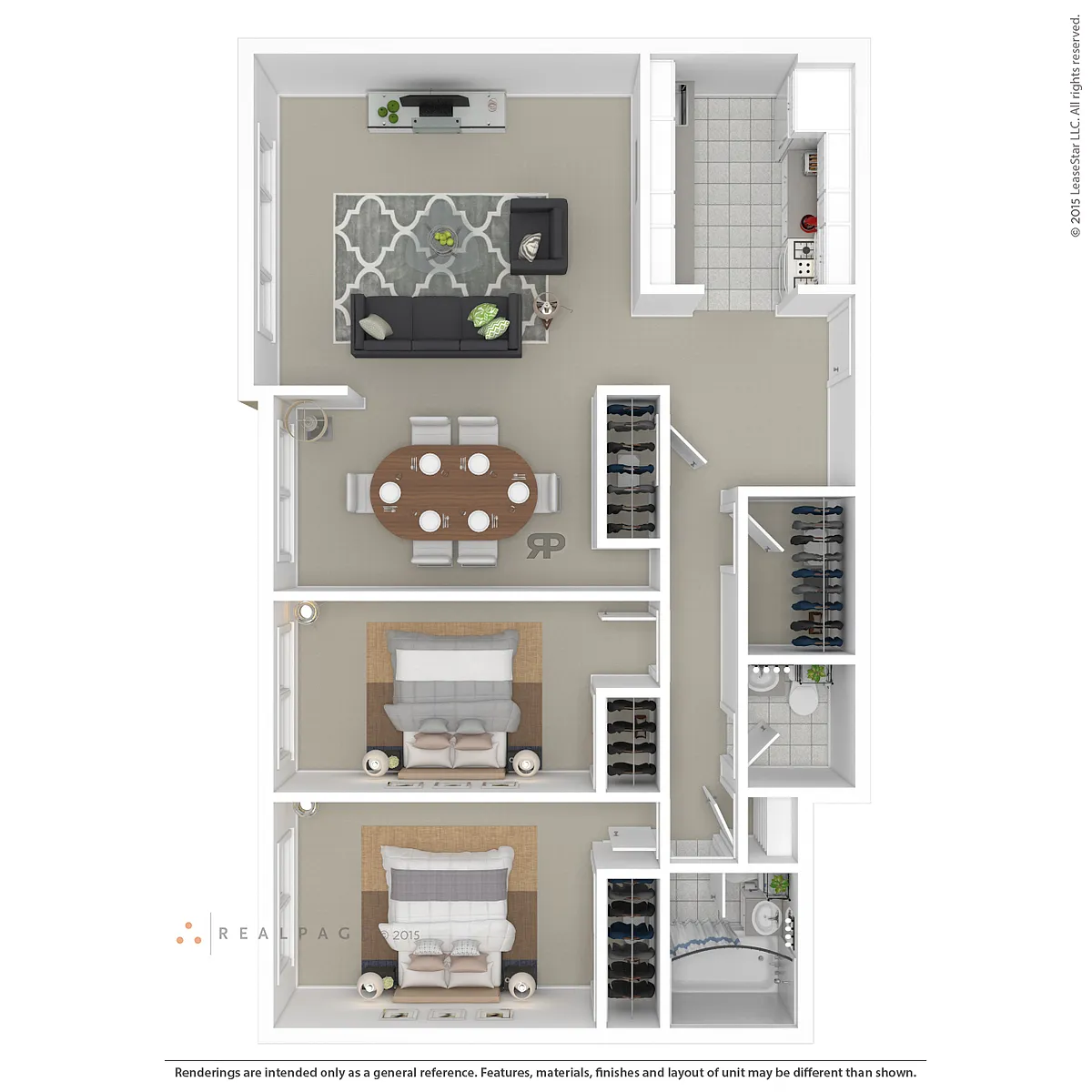 Floor plan 2 Bedroom Ultra - Country View