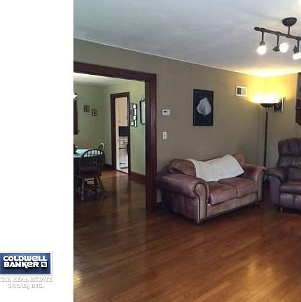 view upon entering front door