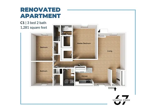 Floor plan C1 Renovated