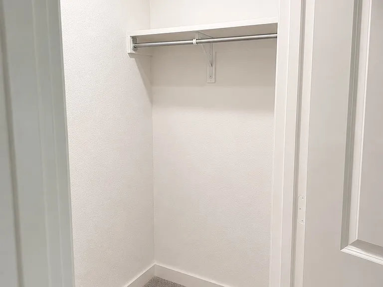Third bedroom closet in second floor