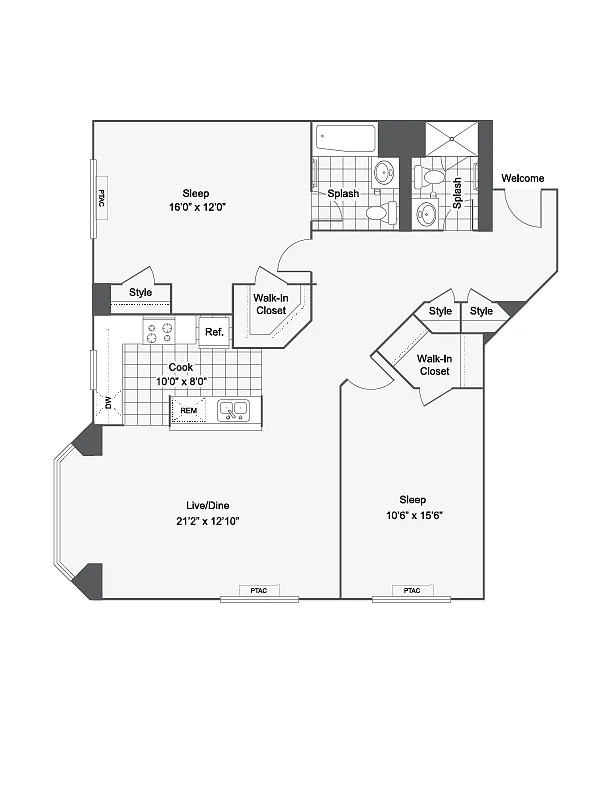 Floor plan B3R