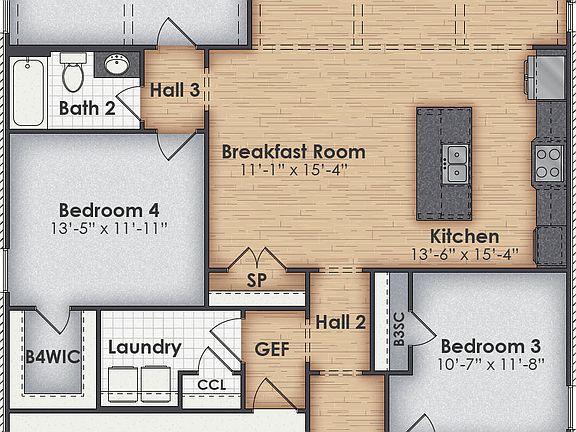 McQueen A - Main Floor - Floorplan