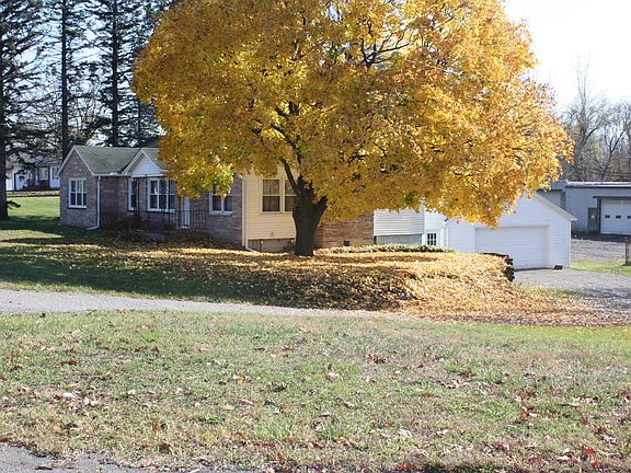 House showing attached two car garage on the right.