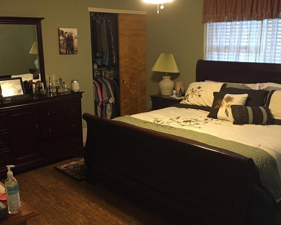 Master Bedroom with new flooring