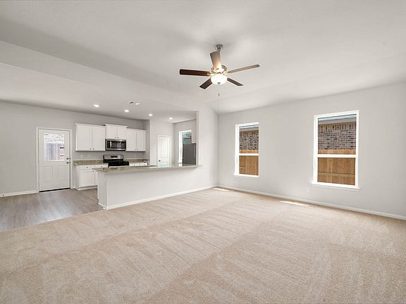 The open concept is perfect for hosting.