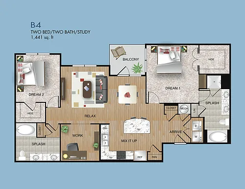 Floor plan B4