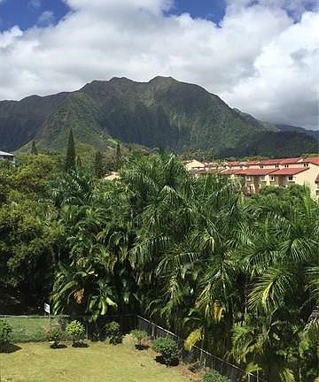 Beautiful mountain view from back balcony