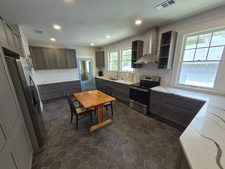 Eat in kitchen in shared space