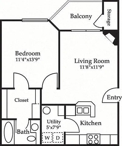 Floor plan 1A Renovation 5