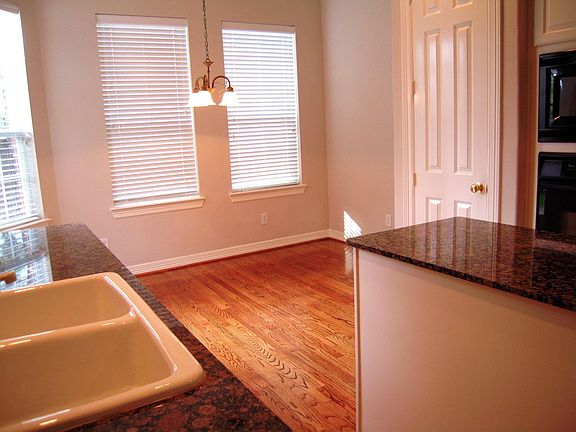 Beautiful wood floors and lots of light.