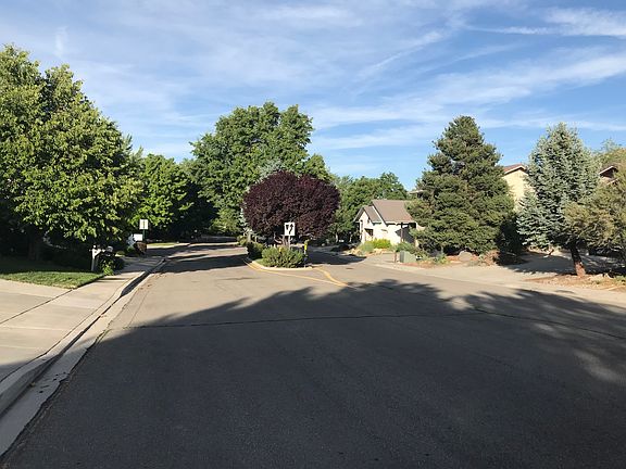 Street leading up to lot