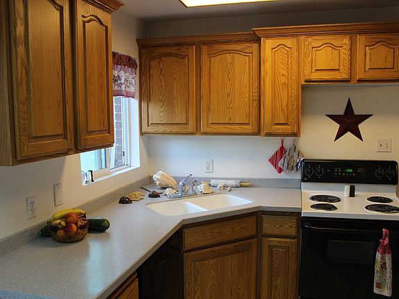 Kitchen with cupboard space