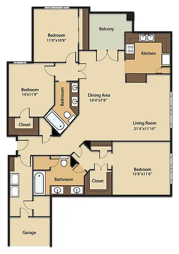 Floor plan C1