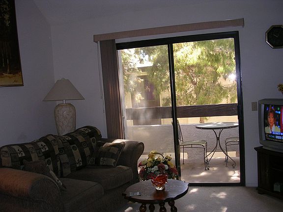 View to balcony-Mature trees