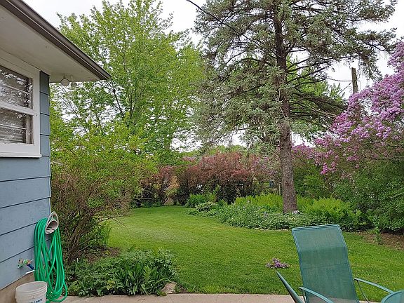 Backyard view from breezeway