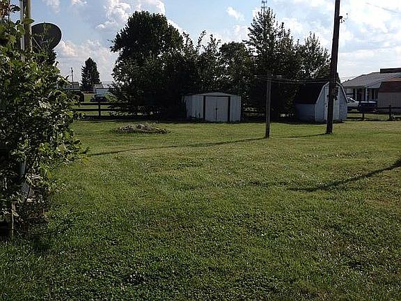 Part of big yard and storage