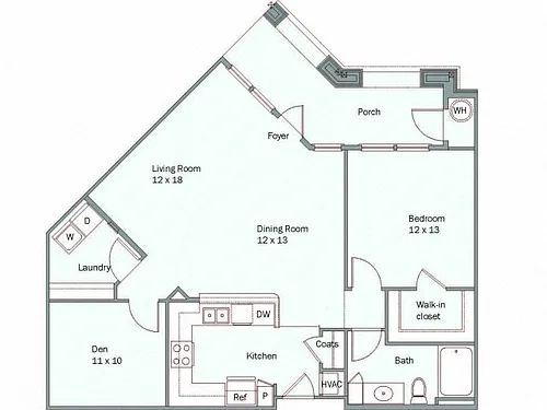 Floor plan Sequoia - Den