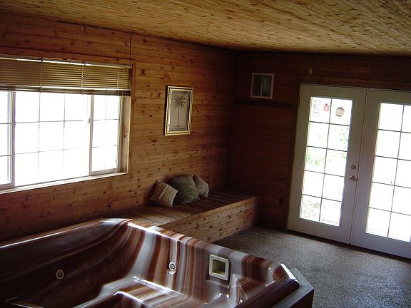 Jacuzzi room has new french doors from master bdrm, 2nd bdrm 