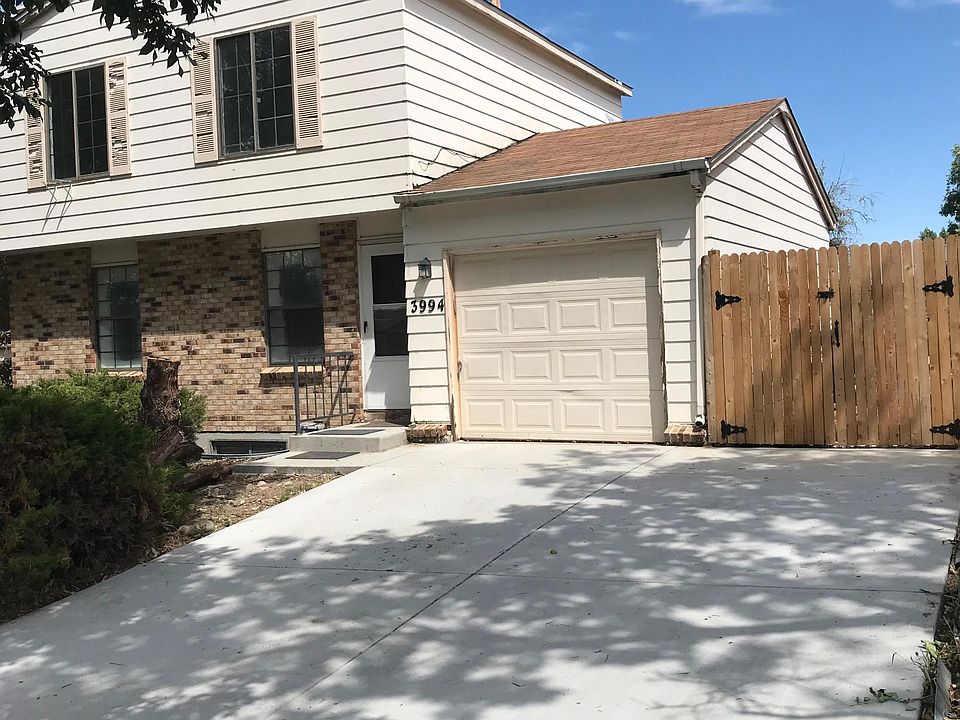 Garage with new driveway with additional parking