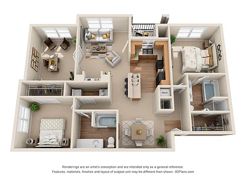 Floor plan The Del Rio