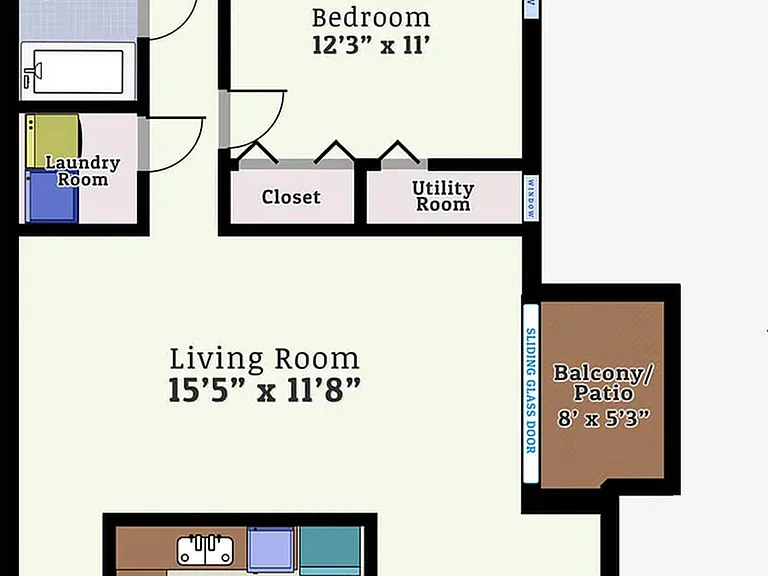Two Bedroom Two Bath Mid-Rise Floorplan Two Bedroom Two Bath Mid-Rise Floorplan