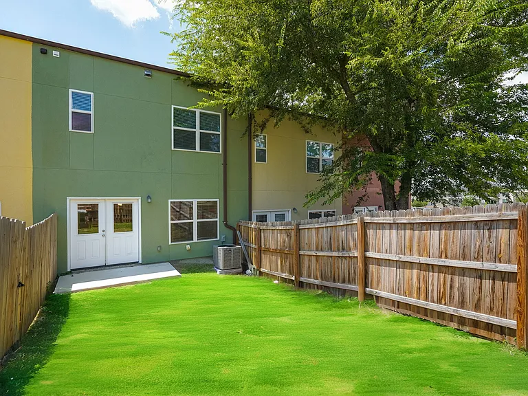 Belcara Luxury Townhomes Private Fenced-in Yard