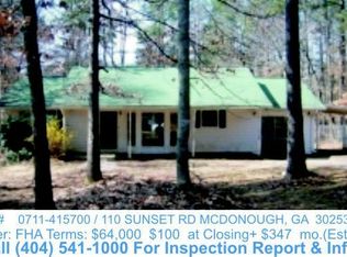 110 Sunset Rd, McDonough, GA 30253