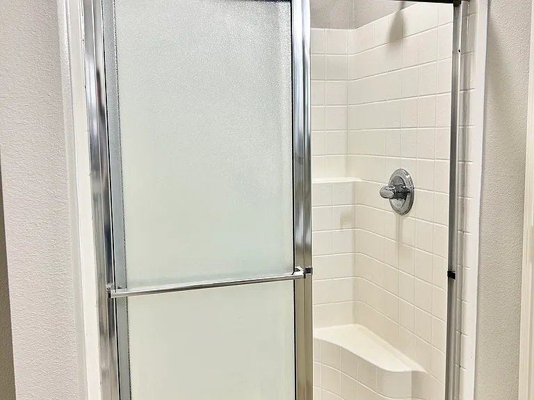 Master shower