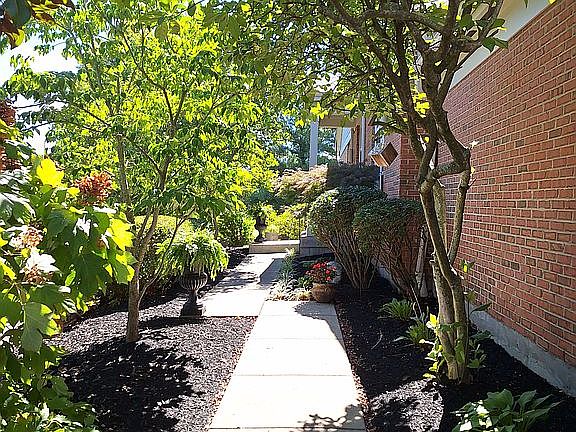 Private garden entrance 