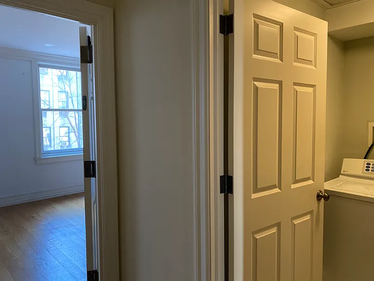 laundry room down the hall
