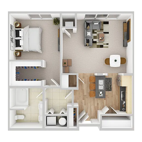 Floor plan Highland B