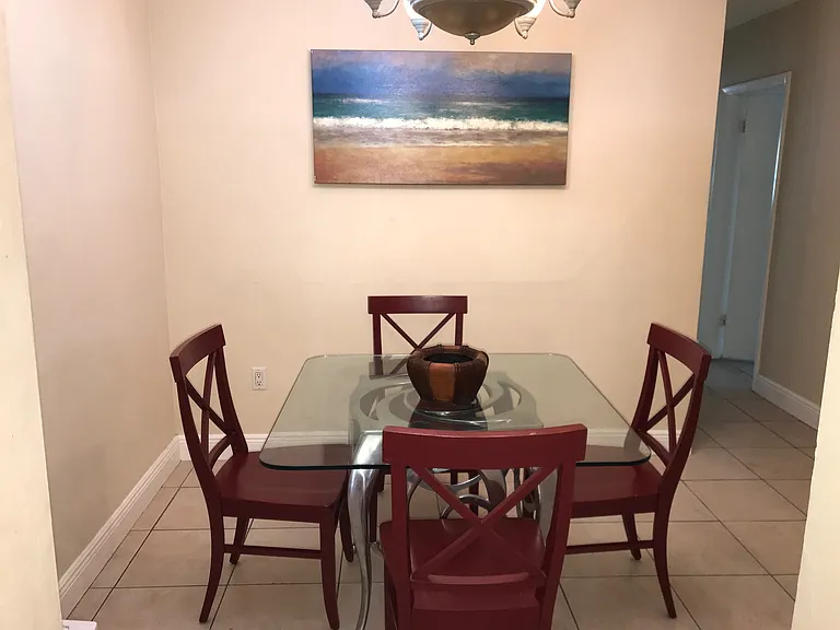 dining room table and chairs