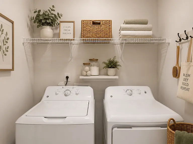 Full size washer and dryer