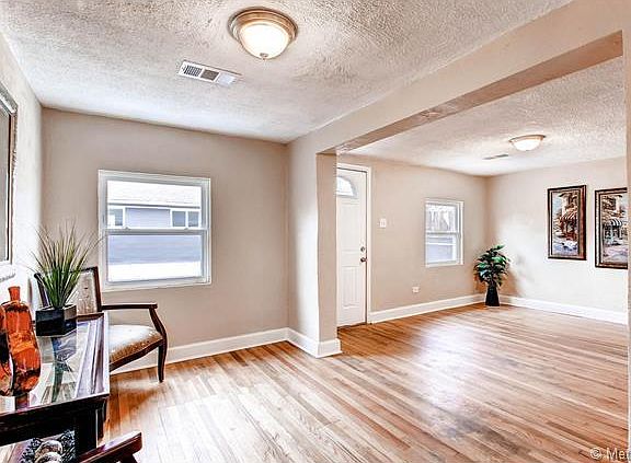 living room with hardwood floors