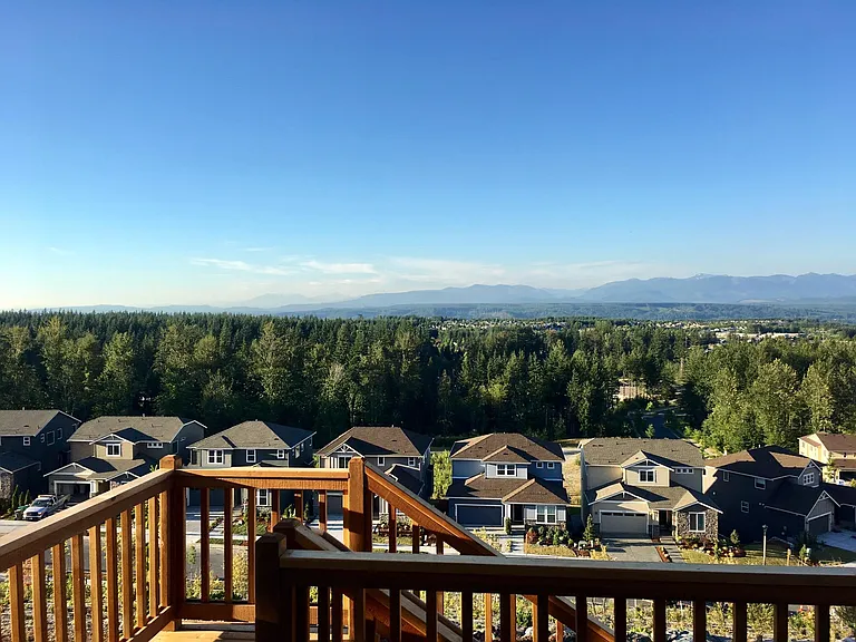 Mt Baker in the distance