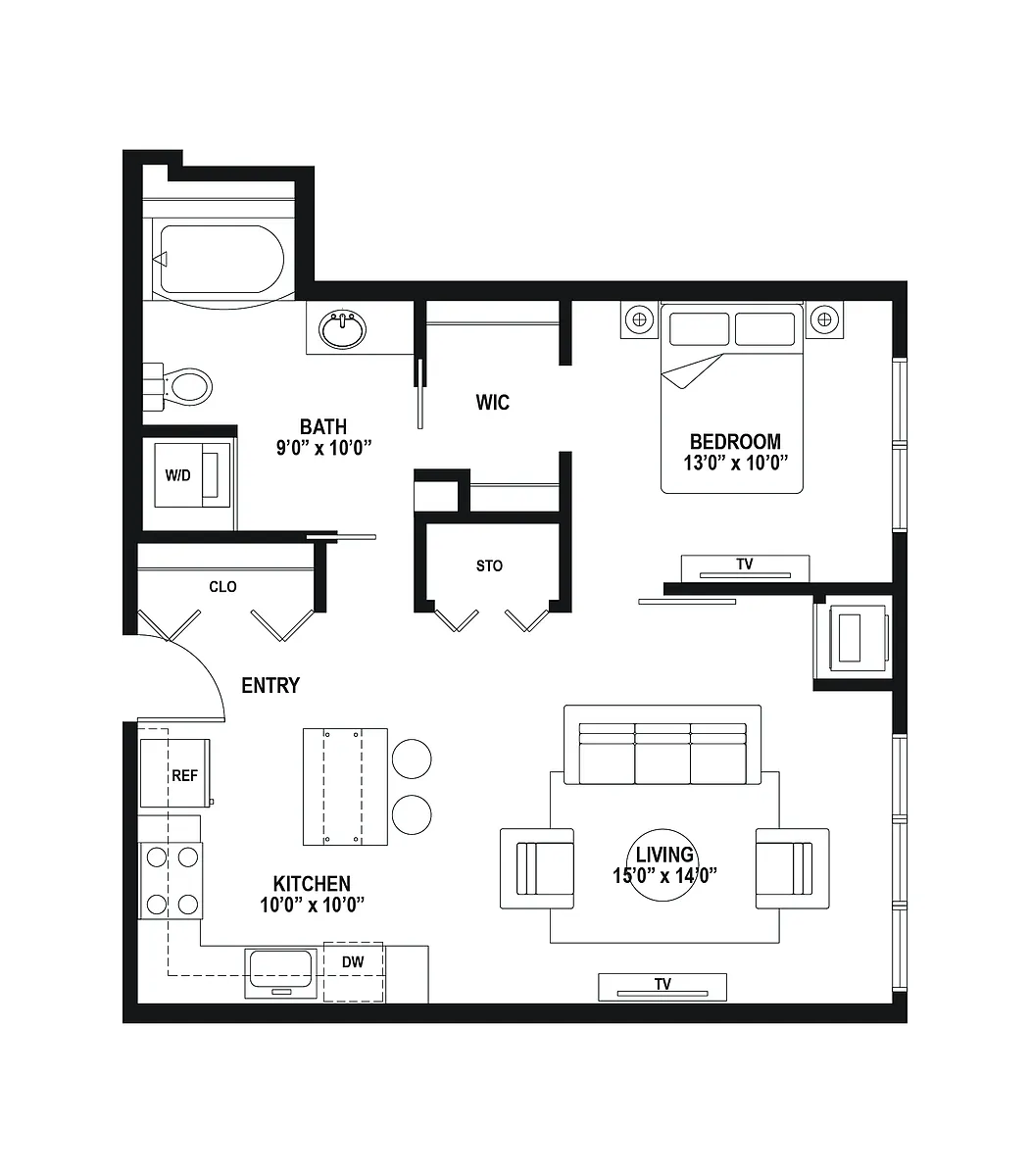 Floor plan B6